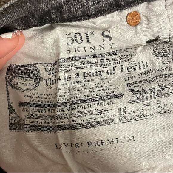 Levi’s 501 Skinny - Picture 4 of 5
